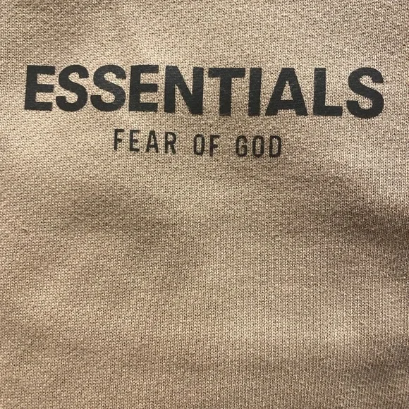 FOG-Fear Of God Essentials Sweatpants Tan - Picture 5 of 6
